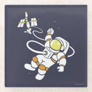 Posavasos De Vidrio Astronauta