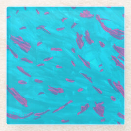 Posavasos De Vidrio Ataradora divertida de agua