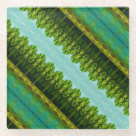 Posavasos De Vidrio Audaz Y Brillante