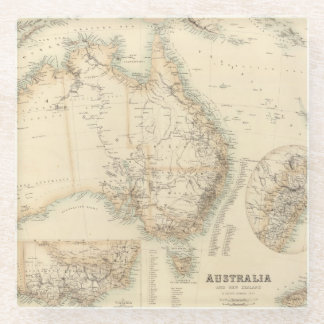 Posavasos De Vidrio Australia y Nueva Zelanda