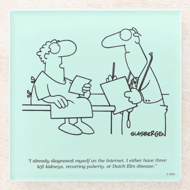 Posavasos De Vidrio Autoexamen (Anverso)