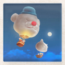 Aventura con globo de cielo nocturno