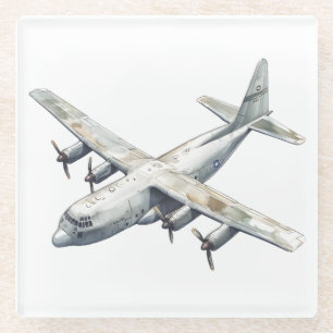 Posavasos De Vidrio Avión