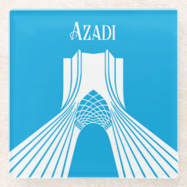 Posavasos De Vidrio Azadi Tower Turquoise Persa