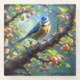 Posavasos De Vidrio Azul Tit 1