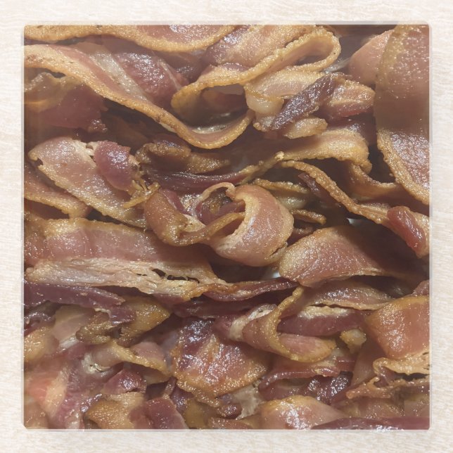 Posavasos De Vidrio Bacon (Anverso)