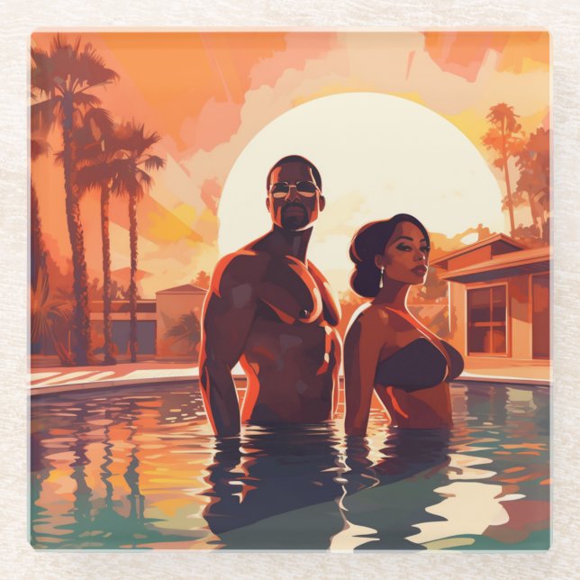 POSAVASOS DE VIDRIO BAE-CATION #2 (Anverso)