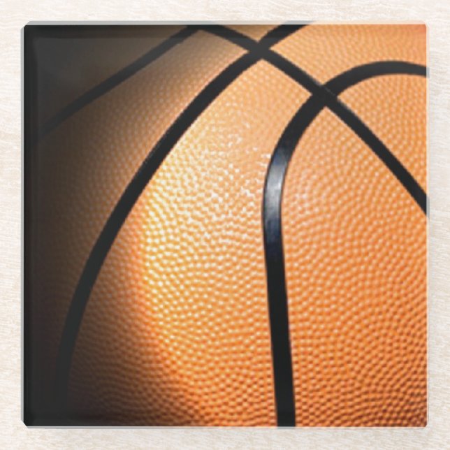 Posavasos De Vidrio Baloncesto (Anverso)