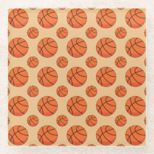 Posavasos De Vidrio Baloncesto personalizado