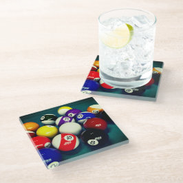 Posavasos De Vidrio Bandejas de billar