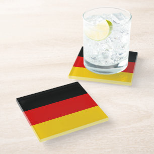 Posavasos De Vidrio Bandera de Alemania