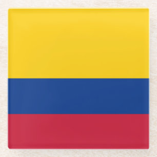 Posavasos De Vidrio Bandera de Colombia