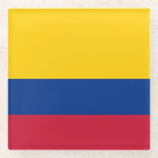 Posavasos De Vidrio Bandera de Colombia