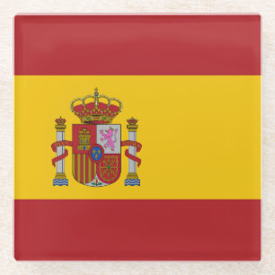 Posavasos De Vidrio Bandera de España