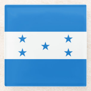 Posavasos De Vidrio Bandera de Honduras