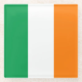 Posavasos De Vidrio Bandera de Irlanda