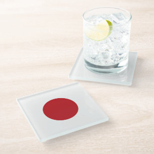 Posavasos De Vidrio Bandera de Japón