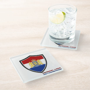 Posavasos De Vidrio Bandera de los Países Bajos