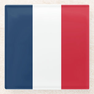 Posavasos De Vidrio Bandera francesa