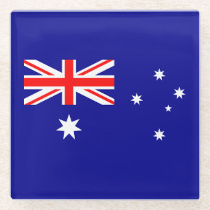 Posavasos De Vidrio Bandera patriótica australiana