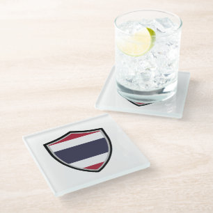 Posavasos De Vidrio Bandera tailandesa