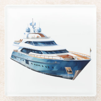 Posavasos De Vidrio Barco