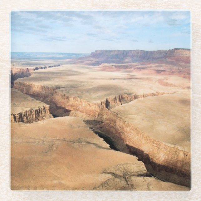 Posavasos De Vidrio Barranco en el barranco (Anverso)