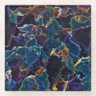 Posavasos De Vidrio Barrido de petróleo