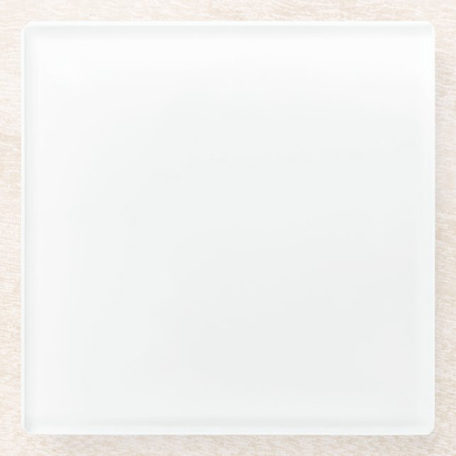 Posavasos De Vidrio básico editable (Anverso)