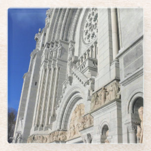 Posavasos De Vidrio Basílica de Santa Ana de Beaupre, Quebec, Canadá