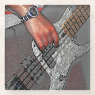 Posavasos De Vidrio Bass 4 Vidrio Coaster cn
