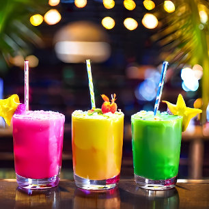 Posavasos De Vidrio Baterías de cócteles frutales