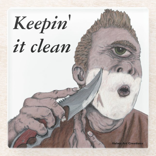 Posavasos De Vidrio Baterías griegas de bicis de abejorro de gafas (Anverso)