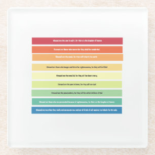 Posavasos De Vidrio Beatitudes Coaster