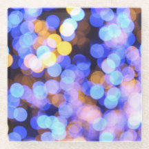 Bebedero de la Compañía de Luces Azules Glamurosas