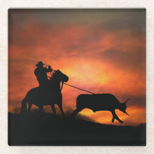 Posavasos De Vidrio Bebida occidental en el País Vaquero