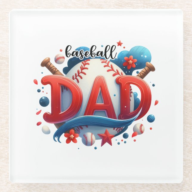 Posavasos De Vidrio Béisbol (Anverso)
