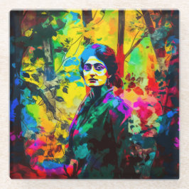 Posavasos De Vidrio Belleza vibrante