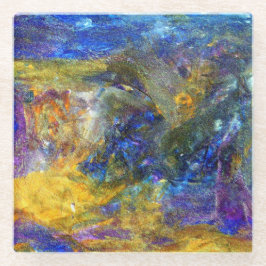 Posavasos De Vidrio Bestia Azul en ejecución