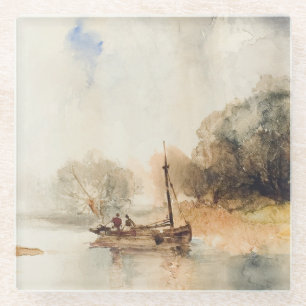 Posavasos De Vidrio Beverly N.J. por Moran, década de 1880