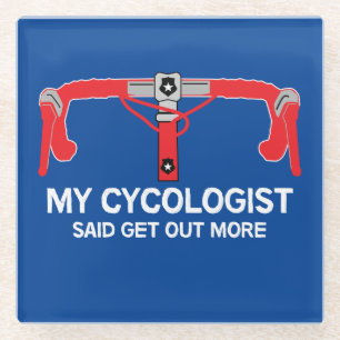 Posavasos De Vidrio Bicicletas - Bicicletas - Carreras en bicicleta - 