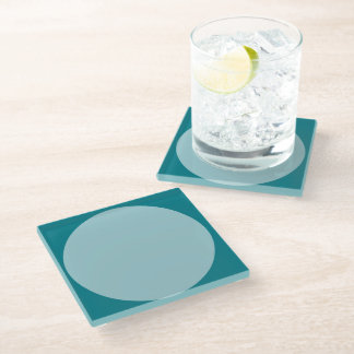 Posavasos De Vidrio Big Dot blanco transparente + tu trasero. e ideas