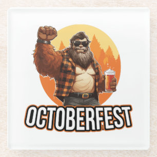 Posavasos De Vidrio Bigfoot de Oktoberfest