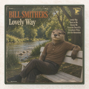 Posavasos De Vidrio Bill Smithers: una parodia