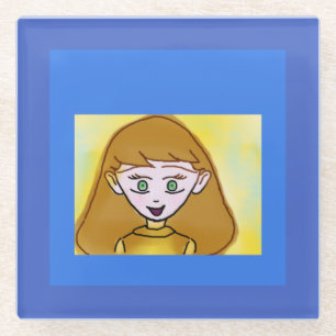 Posavasos De Vidrio Bingo Anime Stephanie Coaster