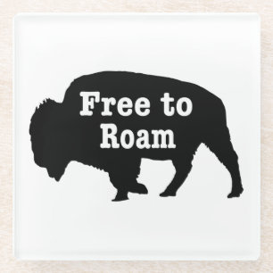 Posavasos De Vidrio Bisonte Libre para Vagar