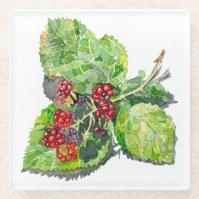 Posavasos De Vidrio BlackBerry (Anverso)