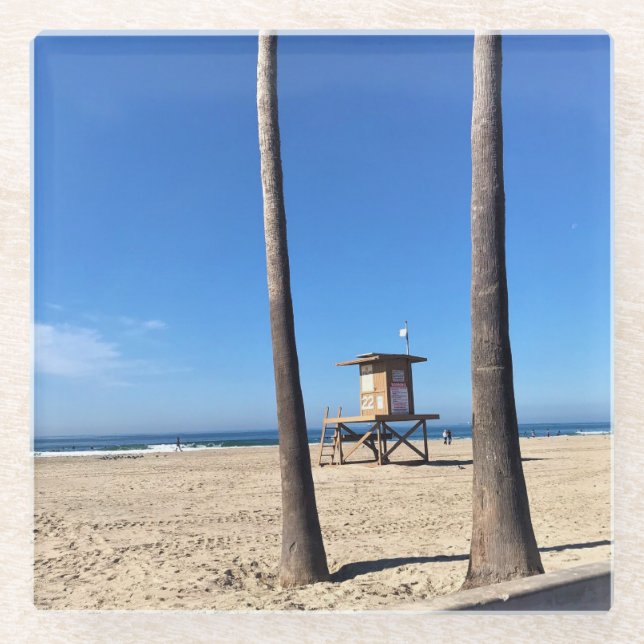 Posavasos De Vidrio Blackies, Newport Beach, California (Anverso)