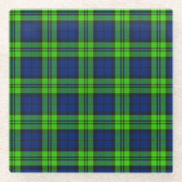 Posavasos De Vidrio Blackwatch Plaid Tartan