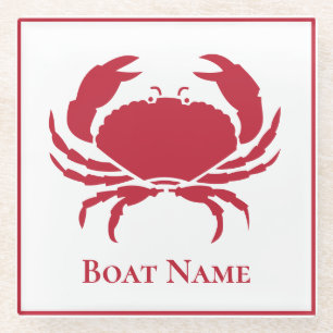 Posavasos De Vidrio BLANCO GRÁFICO en franjas modernas NEGRO